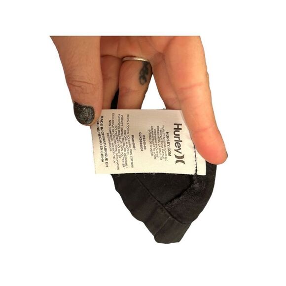 Hurley Black Button Up Slater Casual Shirt Shaket Size Small Cotton - Picture 11 of 13